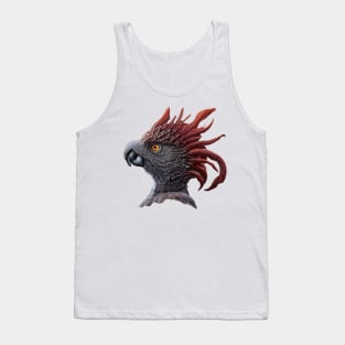 Bird phoenix red fire feathers Tank Top